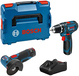 Bosch Professional Accu Combipack 12V GSR 12-15+GWS 12V-76 2.0Ah in L-Boxx - 0615990N2U