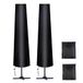 AiQInu Parasolhoes voor Ø 300 cm, 2 stuks, 210D Oxford-weefsel, zwart