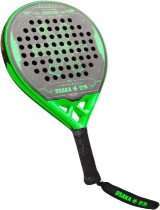 Osaka Vision Pro Control 22 Padel Racket - Rond - Zacht Foam - Groen - Volwassenen