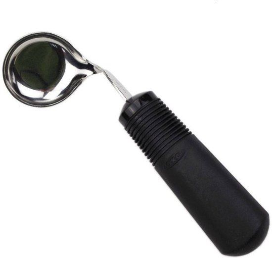 Adhome Aangepast en buigbaar bestek ronde diepe soeplepel - 5028318936250