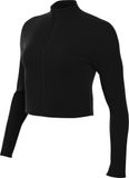 NIKE Nike Zenvy Dri-fit Longsleeve met doorlopende ritssluiting voor dames, lange mouwen