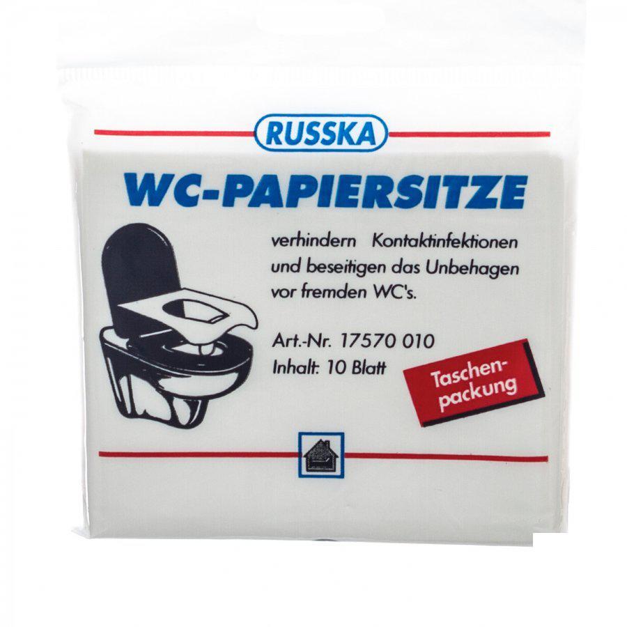 Pharmex beschermer papier WC bril 10 stuks