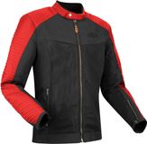 Segura Dikinson Motorfiets textieljas Zwart/Rood 3XL