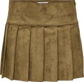 ONLY ONLTULIP FAUX SUEDE PLEAT SKIRT OTW Dames Rokken Bruin