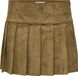 ONLY ONLTULIP FAUX SUEDE PLEAT SKIRT OTW Dames Rokken Bruin