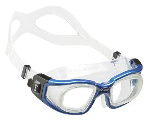 Cressi Galileo Goggles - Adult Swim Goggles with Tempered Glass Lens with Anti-UV Treatment