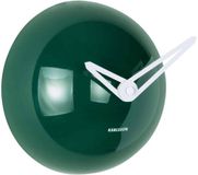 Karlsson Wandklok Cool Retro Cap - Groen - Ø15cm