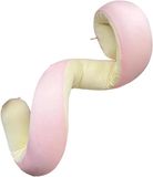 Merkloos / Sans marque Wan GmbH Reiskussen Geheugenschuim - Nekkussen Flexibel - Comfortabel Reizen - Wasbare Hoes - 90 x 7 cm - Roze