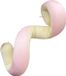 Merkloos / Sans marque Wan GmbH Reiskussen Geheugenschuim - Nekkussen Flexibel - Comfortabel Reizen - Wasbare Hoes - 90 x 7 cm - Roze