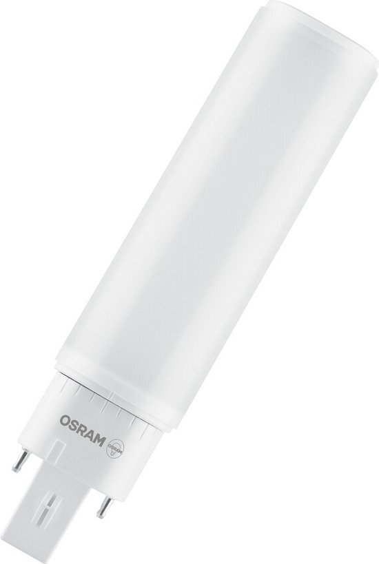 Osram Dulux-D LED 7W 840 | Koel Wit - 2-Pin - Vervangt 18W