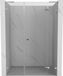 Mexen Lunar L porte de douche battante droite 140, transparent, chrome