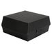 Hamburger Thepack 50 stuks hamburgerschelpen XL zwart nano-micro golfkarton