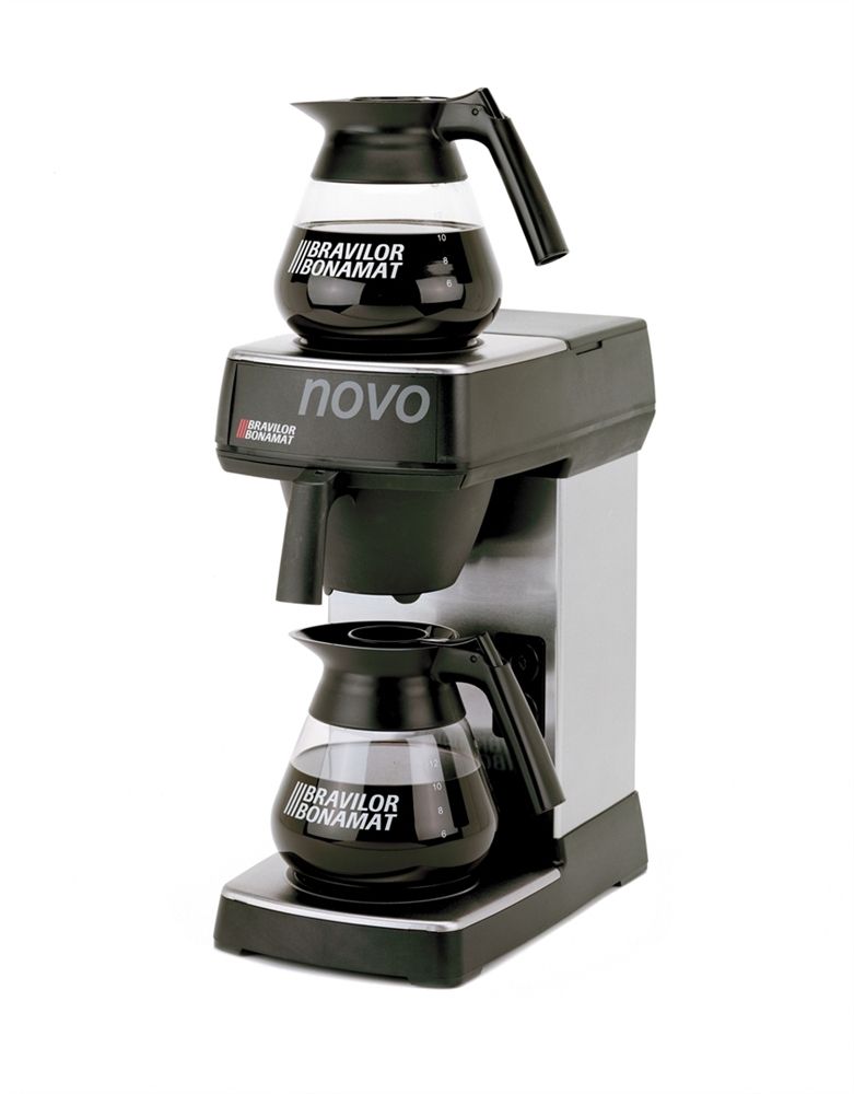 Bravilor Novo Filter Coffee Machine - 1.7L - Black/Silver