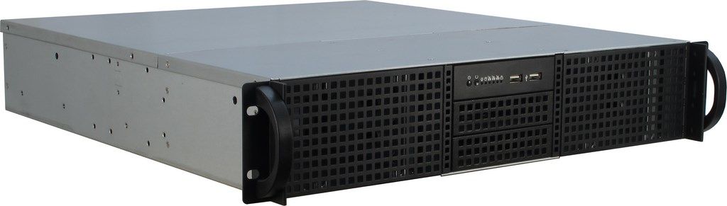 Inter-Tech IPC 2U-20248 - Computerbehuizing - Zwart