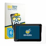 BROTECT - Screenprotector voor Carpuride W502T Pro 5" - Folie Beschermfolie transparant 6 Stuks