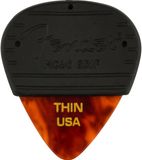 Fender 351 Mojo Grip Picks Celluloid Tortoiseshell Thin - Plectrum set