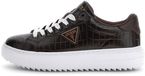 Denesa 15 Sneakers Femme Marron Foncé Cuir Synthétique Taille 40