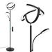 OEM LED-vloerlamp, 27 watt, dimbaar, met leeslamp, inclusief afstandsbediening