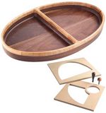 CMT Decoratieve schaal - Hout - 1 stuk(s)
