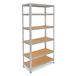 Shelfplaza HOME metalen stellingkast - 200x110x60 cm - verzinkt - 6 planken
