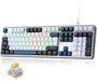 Redragon K689 QWERTZ Gasket Gaming-toetsenbord bekabeld, hot-swap