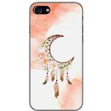 Apple iPhone SE 2020/2022 Dreamcatcher Lune Bedrukt Siliconen Hoesje