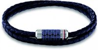 Tommy Hilfiger TJ2790326 Heren Armband Leer Blauw