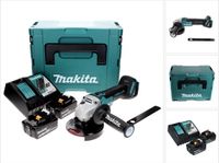 Makita DGA 506 RGJ accu haakse slijper 18 V 125 mm borstelloos + 2x accu 6.0 Ah + lader + Makpac