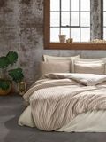 Nuit Des Rêves Bamboo Single Quilt Cover Set (135 x 200 cm), Mink Color