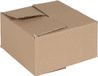 vidaXL Vouwdoos met opslag 50 stuks Naturel 15 x 15 x 8 cm Karton