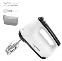 Aigostar Pudding 30XMJ Handmixer - 400W - 6 Snelheden - Wit