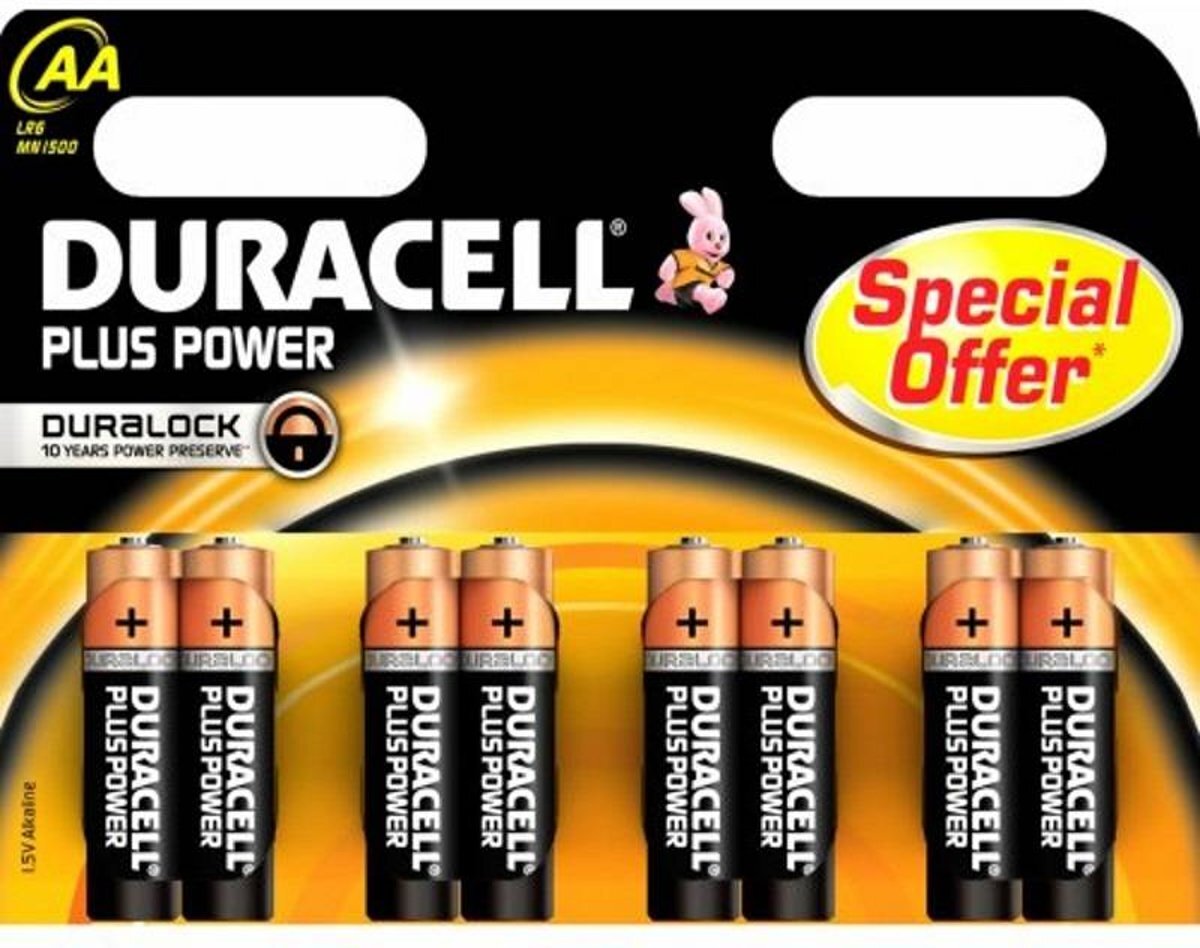 Duracell Duralock LR6 AA Batterijen 8-Pack