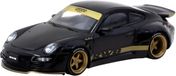 Tarmac Works Modelauto - Porsche RWB - Zwart/Goud - 1:64