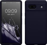 kwmobile hoesje geschikt voor Google Pixel 7a - Hoesje met siliconen coating - Smartphone case in deep ocean