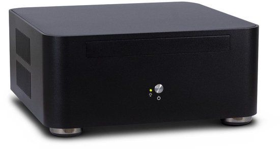 Inter-Tech ITX A80S Mini Tower Zwart 60 W