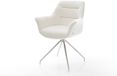 Kaira-Flex Bouclé Soft Beige kruisframe conisch roestvrij staal
