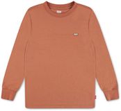 Levi's Kids Graphic T-shirt Lange Mouwen Bruin 10 Jaar Jongens