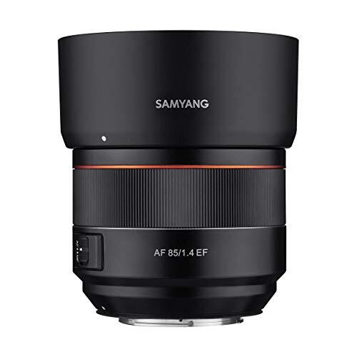 SAMYANG Samyang 85mm F1.4 Hoge snelheid Auto Focus Lens voor Canon EF Mount, Zwart (SYIO85AF-C)