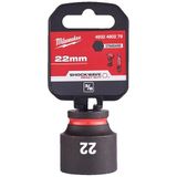 Milwaukee ShockWave™ Krachtdop 3/8 kort | 22 mm