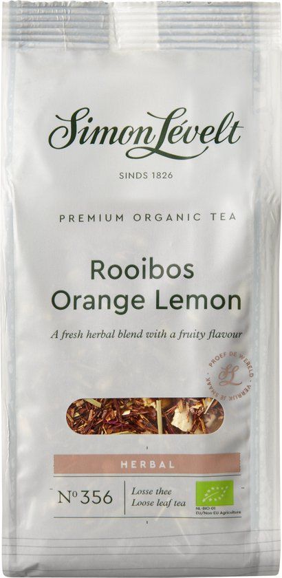 Simon Lévelt Rooibos Orange Lemon Premium Organic Tea - 110g