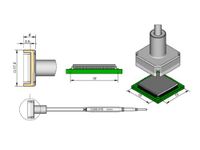 JBC Tools C245405 Soldeerpunt Ronde vorm, afgeschuind Inhoud: 1 stuk(s)
