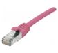 CUC Exertis Connect 854377 netwerkkabel roze 1,5 m Cat6a S/FTP (S-STP)