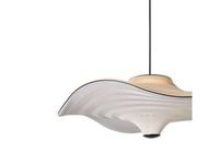 Suspension LED « Flying » couleur sable, Ø 96 cm - Chambre à coucher - Tissu / textile