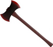 Atosa Grote hakbijl - plastic - 76 cm - Halloween/ridders/vikingen verkleed wapens accessoires