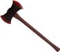 Atosa Grote hakbijl - plastic - 76 cm - Halloween/ridders/vikingen verkleed wapens accessoires