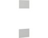 Vicco R-Line Keukenfront – 59.6 x 76.6 cm meubelfront voor de magnetronombouwkast Wit Landhuis