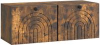 vidaXL Wandmontage TV-kast Gerookt eiken 78,5 x 31 x 30 cm
