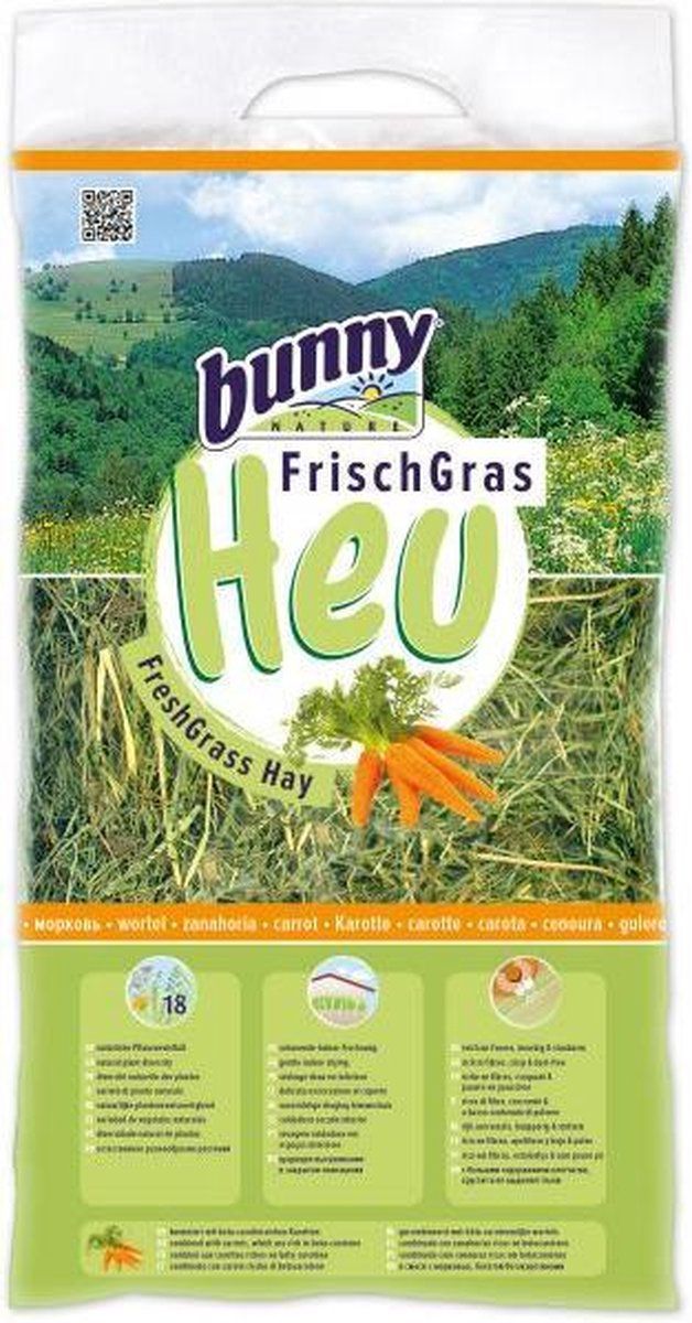 Bunny Nature Vers Gras Hooi Wortel 500 gr
