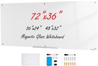 Vevor Magnetisch Glazen Whiteboard 182.9 x 91.5 cm Wit