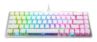 Turtle Beach Vulcan II Mini Gaming-toetsenbord, 65% optisch-mechanisch gamingtoetsenbord met aanpasbare RGB-verlichting, duplicatortechnologie, aluminiumplaat, wit